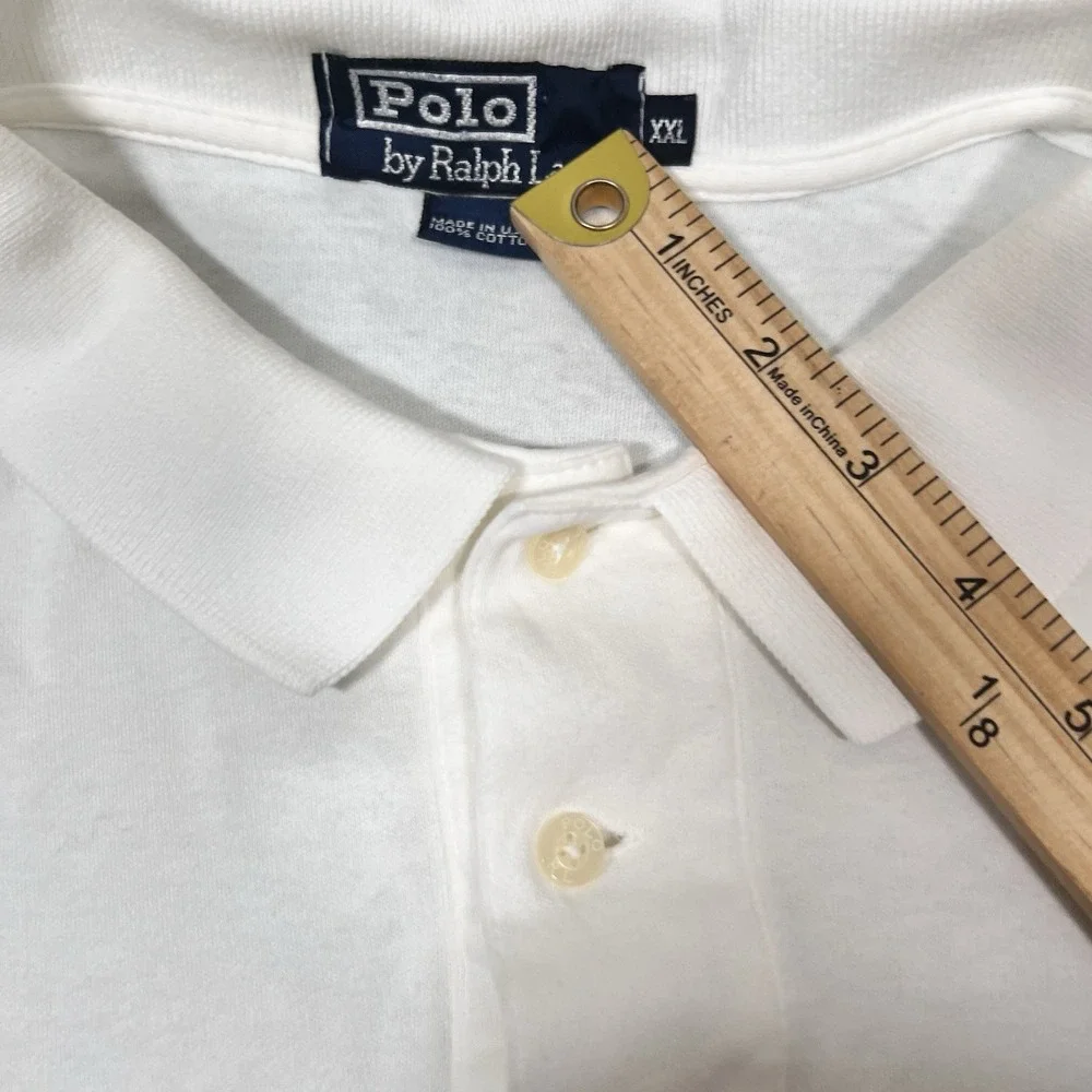 Vintage Polo Ralph Lauren Polo Shirt 2XL 90s Masters Golf Polo USA Made Preppy